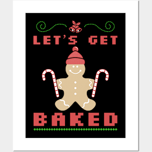 Gingerbread man Christmas xmas Posters and Art